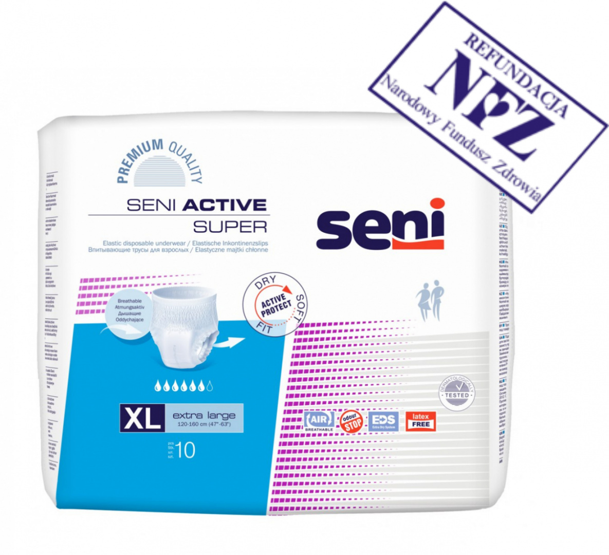 Seni Active Super XL-3- 10 szt. > Respiratory, koncentratory tlenu